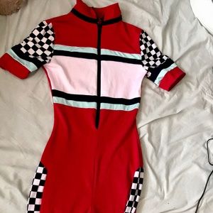 Fashion nova Red race car driver